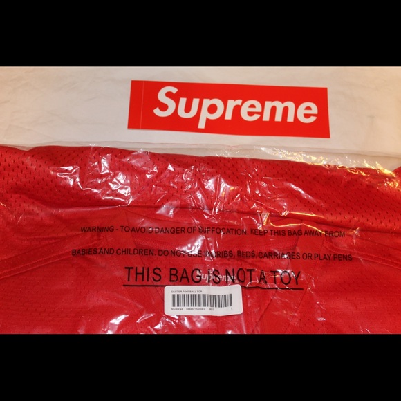 Supreme Glitter Football Large Top Red - SS20 - - Picture 3 of 6